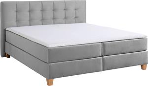 Home affaire Boxspringbett Moulay, inkl. Topper, 6 Breiten, 3 Härtegrade, TFK auch in Härtegrad 4