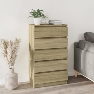 vidaXL Anrichte »Schubladenschrank Sonoma-Eiche 60x36x103 cm Holzwerkstoff«