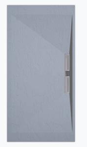 Sanifun douchebak Stone Side Gray Slate 90 x 80 S.