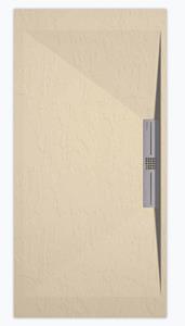 Sanifun douchebak Stone Side Cream Slate 90 x 80 S.