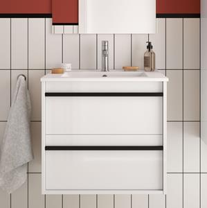 Muebles Resh badkamermeubel 60cm wit mat