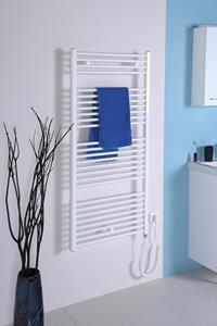 Aqualine Such elektrische handdoekradiator 57x46.5cm 72W wit