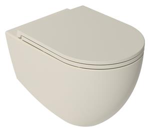 Sapho Infinity randloos toilet 53x36,5cm beige - ivoor