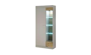 Vitrine ¦ grau ¦ Maße (cm): B: 90 H: 35  - Möbel Kraft