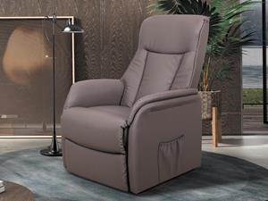 Mobistoxx Relaxfauteuil elektrisch MALIKA taupe