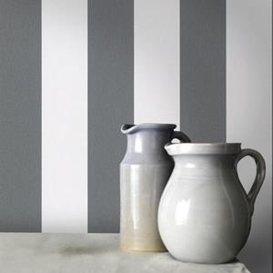 Noordwand Fototapete »Topchic Tapete Stripes Dunkelgrau und Weiß«, (1 St)