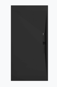 Sanifun douchebak Stone Side Black Smooth 90 x 90 P.