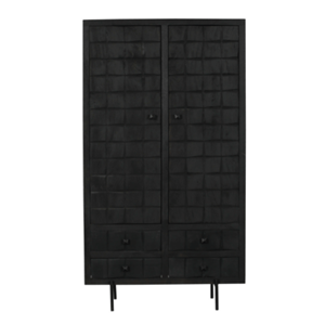 Starfurn Kabinet Brandy Black | 2 deuren 4 lades