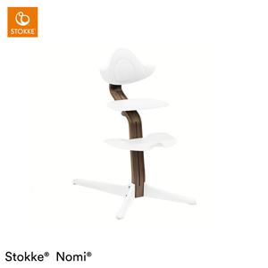 Stokke Nomi Kinderstoel - Walnut - White