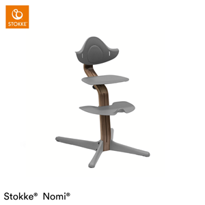 Stokke Nomi Kinderstoel - Walnut - Grey