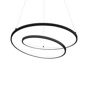 Ideallux Ideal Lux Oz LED hanglamp Ø 80 cm zwart