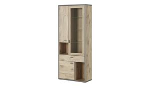 Primo Vitrine  Orlando ¦ holzfarben ¦ Maße (cm): B: 86 H: 208 T: 38  - Möbel Kraft