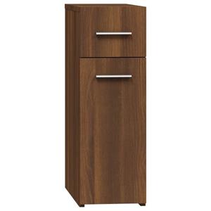 vidaXL Fächerschrank Apothekerschrank Braun Eichen-Optik 20x45,5x60 cm Holzwerkstoff (1-St)