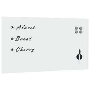 Magneetbord voor aan de wand 120x60 cm glas