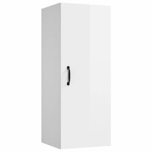 VidaXL Hangkast 34,5x34x90 Cm Bewerkt Hout Hoogglans Wit
