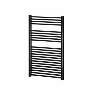 Designradiator Nile Gobi 160x60 cm Zwart - Midden-onderaansluiting