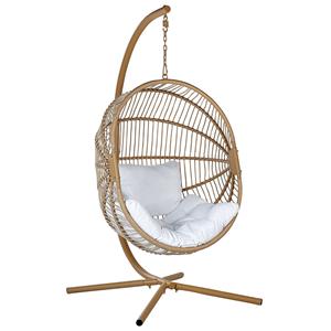 Beliani Acri - Hangstoel-beige-pe Rotan