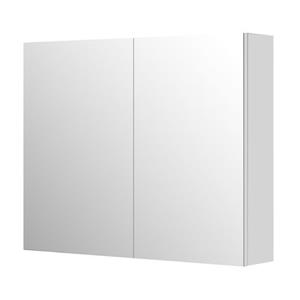 Aquazuro spiegelkast Napoli 90cm hoogglans wit