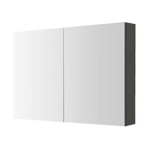 Aquazuro spiegelkast Arezzo 100cm donkergrijs
