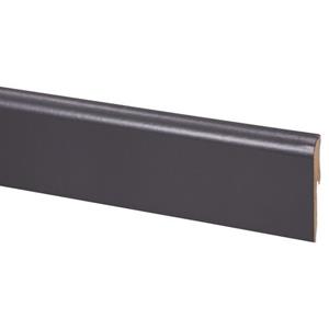 CanDo Muurplint 56x10mm zwart 240cm 378