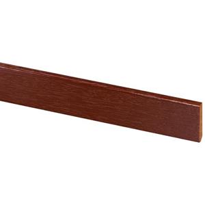 Unbranded CanDo muurplint massief hardhout gelakt 4,5x240cm 9mm