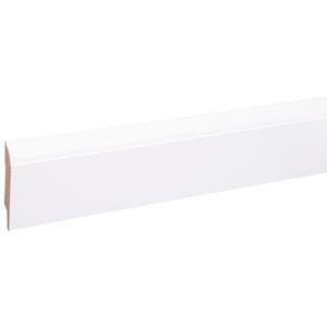Praxis Baseline muurplint Budget Style wit 8x240cm 14mm