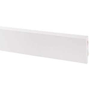 Unbranded Muurplint MDF gegrond 79x18mm 244cm