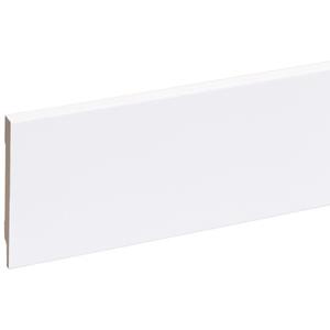Unbranded Muurplint gegrond Blok wit 119x12mm