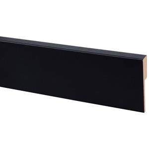 CanDo renovatieplint Cubic zwart 100x18mm 240cm