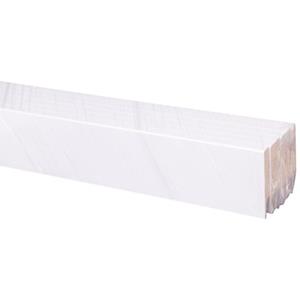 Praxis Baseline muurplint Budget Cubic wit 7x240cm 12mm multipack 4+2