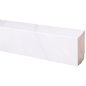 Praxis Baseline muurplint Budget Cubic wit 10x240cm 12mm multipack 4+2