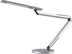 Hansa LED-bureaulamp SMART, met USB-oplaadfunctie, dimbaar, zilverkleurig