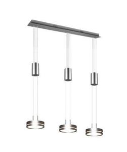 Trio Franklin 3 x LED Switch Dim TR 326510307 Mattiert nickel