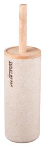 Sapho Dakar vrijstaande toiletborstel 11x39 cm beige