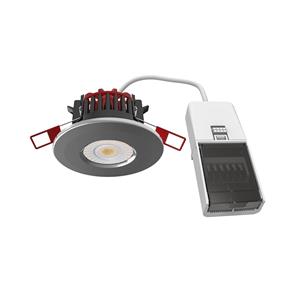 Arcchio Elmon LED inbouwlamp, IP65, chroom