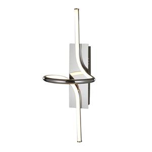 Lindby Divola LED wandlamp, stepdim, chroom
