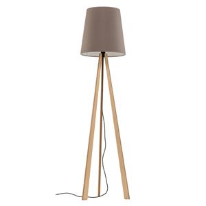 Rothfels Jata driepoot vloerlamp hout, vilt, grijs