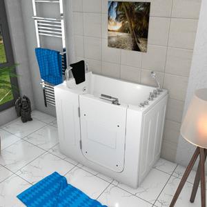 AcquaVapore Whirlpool-Badewanne »Senioren Sitzwanne Whirlpool Wanne S08WP-TH-B«