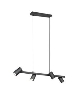 Trio Marley P 4 x GU10 TR 302400432 Mattiert Schwarz