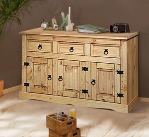 Home affaire Sideboard, im mexikanischen Landhaus-Stil