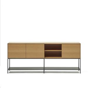 Kave Home Dressoir Vedrana Eiken, 195cm - Bruin