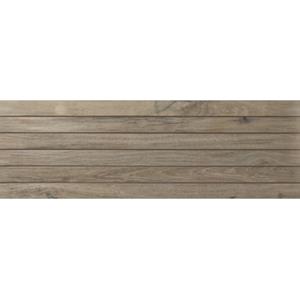 Baldocer Ceramica Northwood Strip Wandtegel 33.3x100cm gerectificeerd Houtlook Mat Elm SW07317010