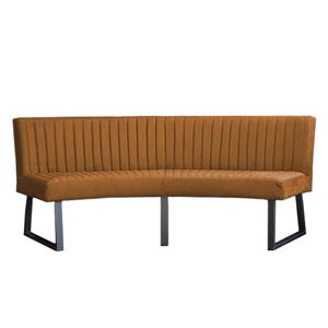 HomingXL Eetkamerbank Ovaal | Geschikt voor ovale tafel 240 cm | stof Element bruin 07