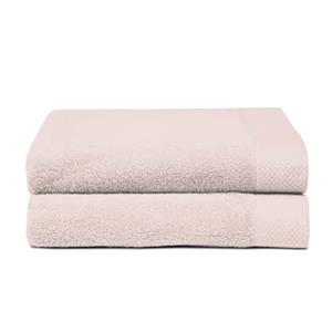 Seahorse douchelaken Pure - Roze - 70 x 140 cm - Set van 2