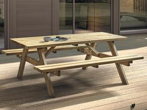 Mobistoxx Picknicktafel FLORENCE 177 cm noordse den/spar