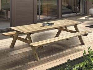 Mobistoxx Picknicktafel BRINDISI 237 cm noordse den/spar