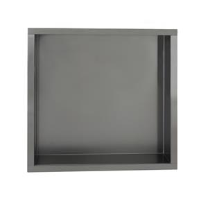 Sanilux Inbouwnis  Napo Wand 30x30x7 cm Gunmetal 