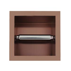 Sanilux Inbouw Toiletrolhouder  Jali Brons 