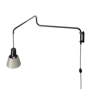 midgard K830 wandlamp, betongrijs