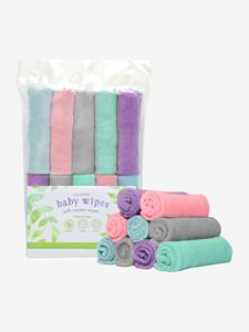 Bambino Mio Wet Wipes Herbruikbaar, pak van 10, Cloud